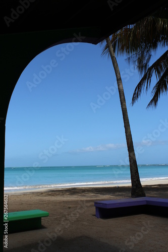 Caribbean beach in Puerto Rico