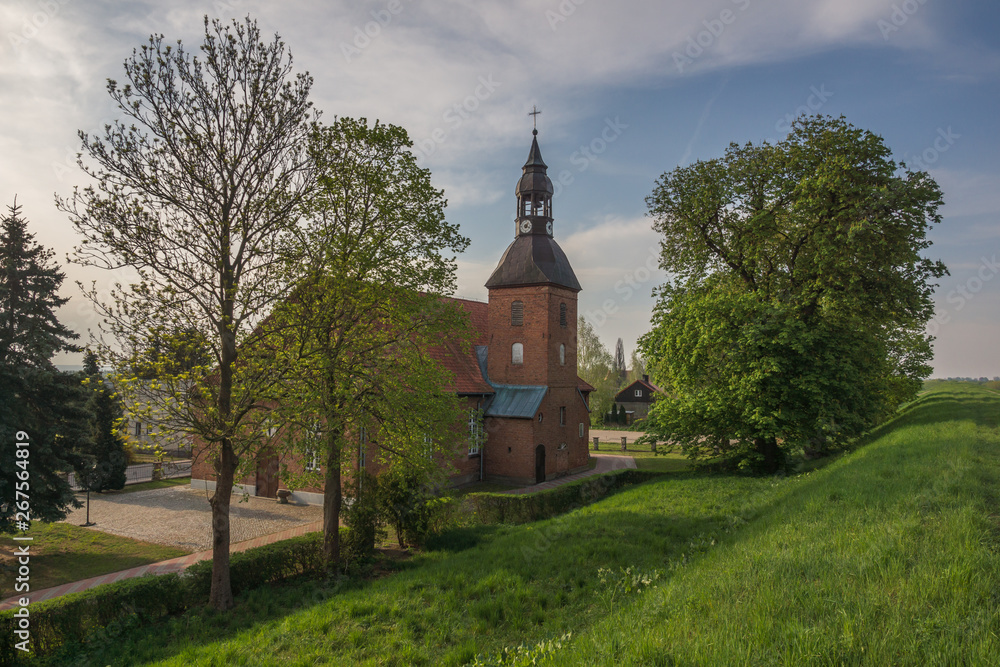 Church in Nebrowo Wielkie near Kwidzyn, Pomorskie, Poland