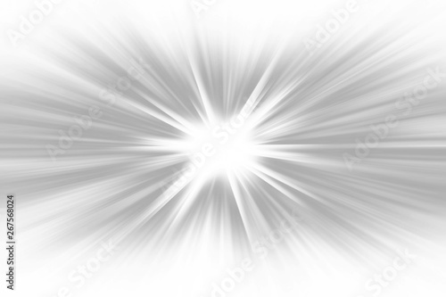 Grey gradient ray burst background - hypnotic illustration graphic from radial rays