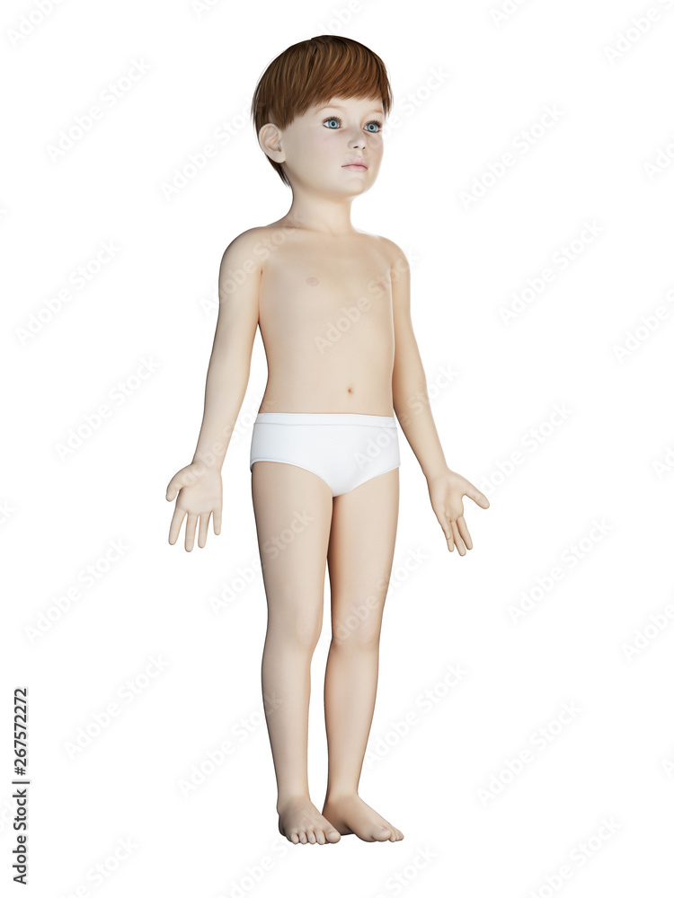 3d rendered medically accurate illustration of a childs body 3d rendered medically accurate illustration of a childs body