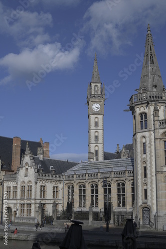 Ghent Gothic clocktower © Peter