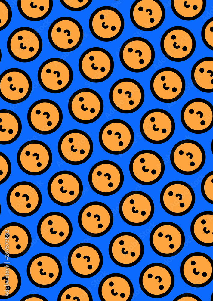 Smiley face pattern Smiley face pattern