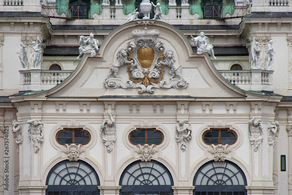 baroque palace (upper belvedere) in Vienna (Austria)