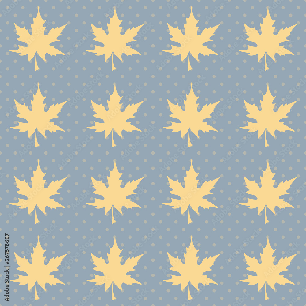 Maple Leaves, Autumn pattern, seamless vector illustration Maple Leaves, Autumn pattern, seamless vector illustration