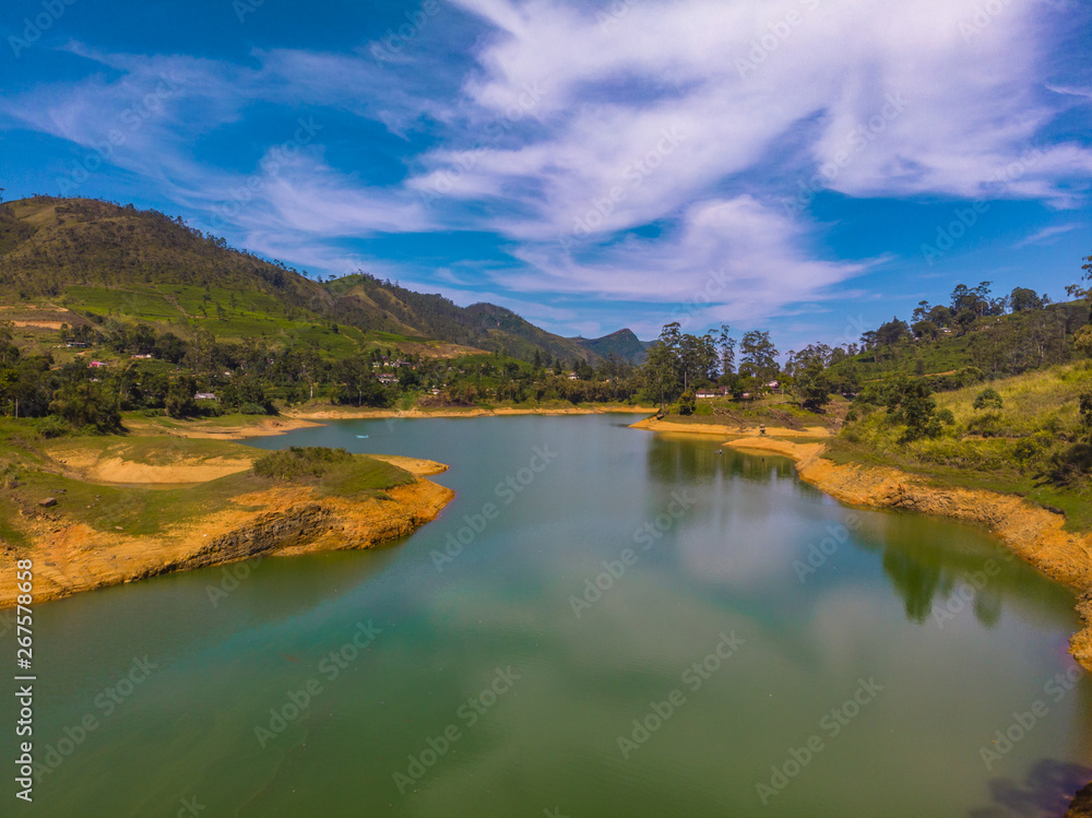Beautiful lake in srilanka