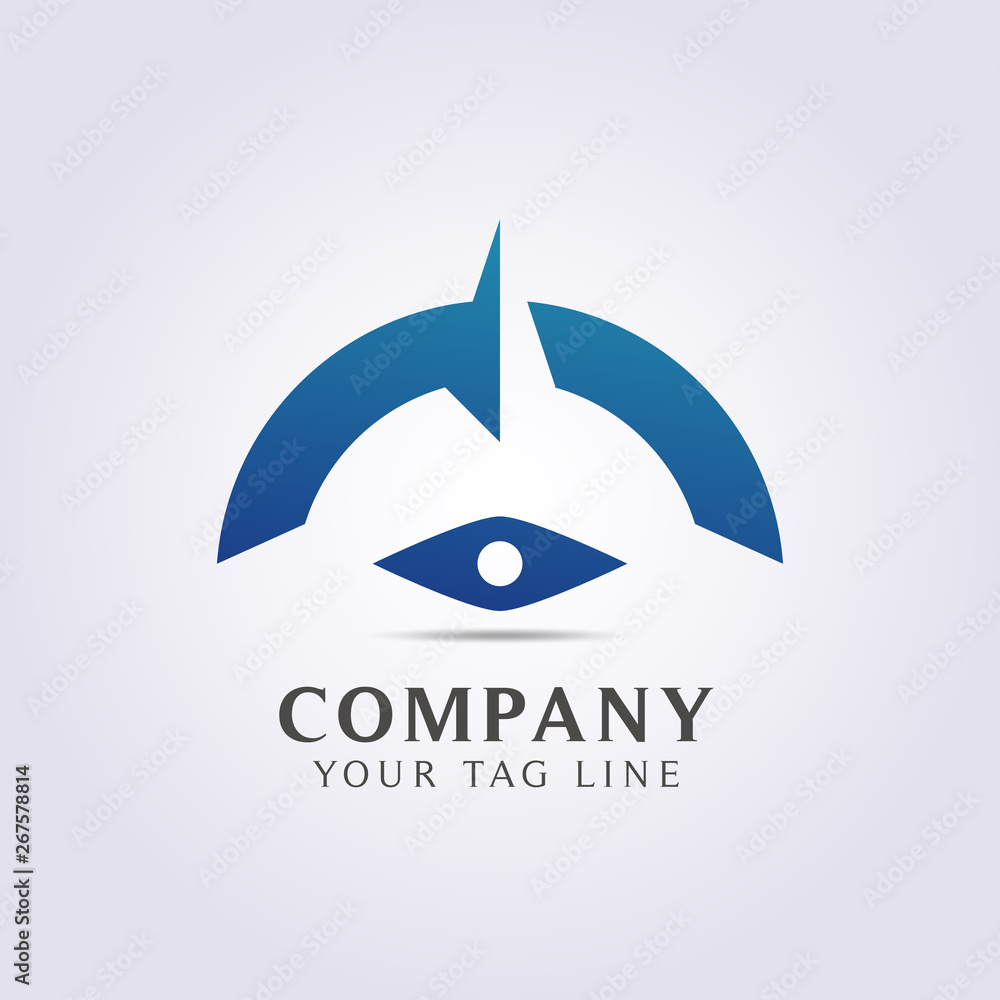 modern compass abstract logo template for your company and business modern compass abstract logo template for your company and business