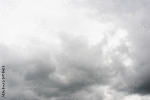 cloudy sky with heavy clouds
