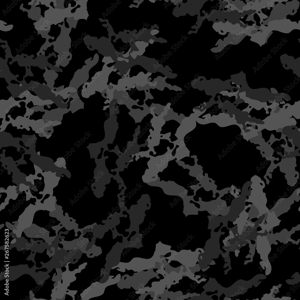 Urban camouflage of various shades of black and grey colors Urban camouflage of various shades of black and grey colors