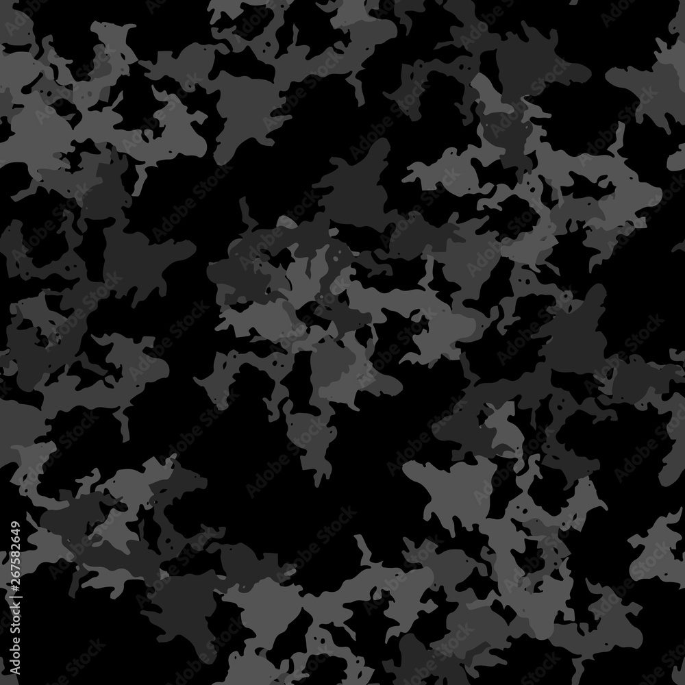 Urban camouflage of various shades of black and grey colors Urban camouflage of various shades of black and grey colors