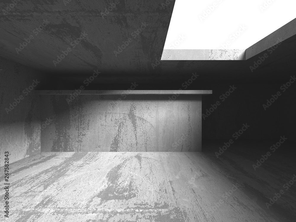 Abstract geometric concrete architecture background Abstract geometric concrete architecture background
