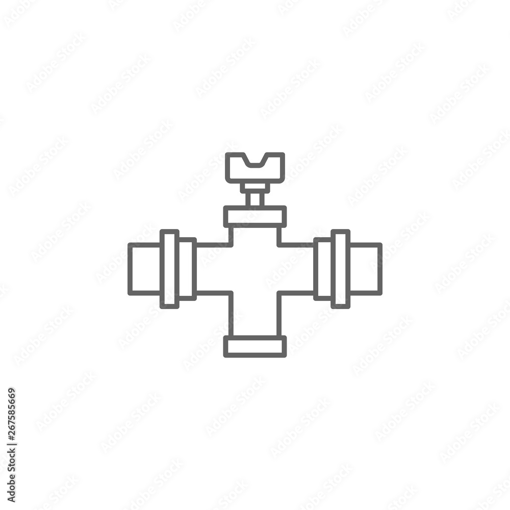 Plumber, valve, water icon. Element of plumber icon. Thin line icon for website design and development, app development. Premium icon Plumber, valve, water icon. Element of plumber icon. Thin line icon for website design and development, app development. Premium icon