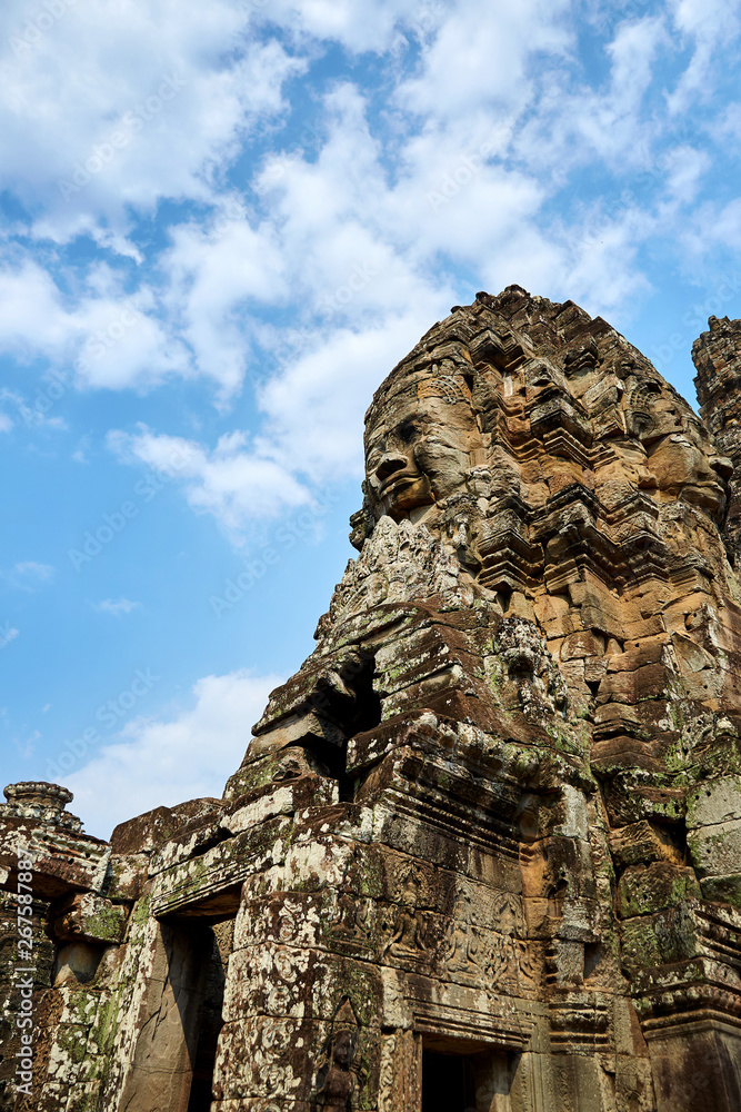 Bayon ruins in Cambodia. Bayon ruins in Cambodia.