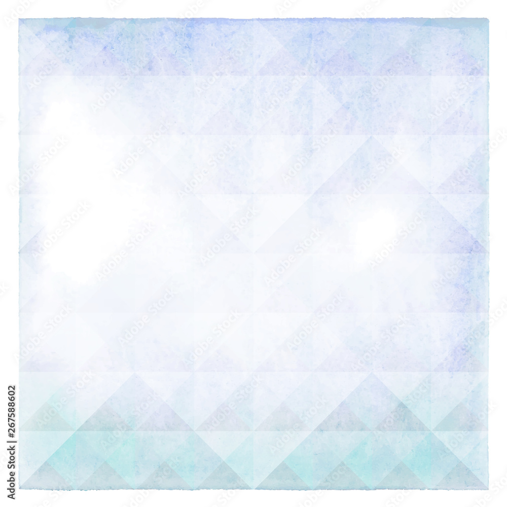 Obraz premium Abstract watercolor with triangle pattern