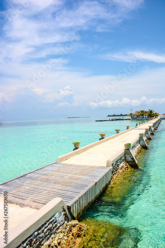 Fototapeta Naklejka Na Ścianę i Meble -  backgrounds maldives atoll