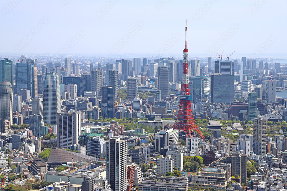 Obraz premium 東京の都市風景