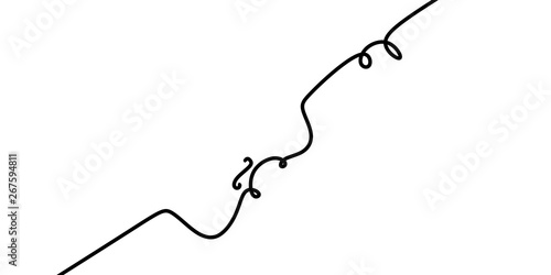 Violin continuous one line drawing minimalism design on white background