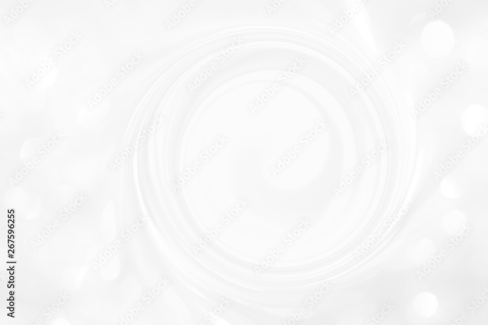 Obraz premium White marble texture with a spiral pattern for packaging in a modern style. Beautiful circle pattern with divorces and wavy lines in gray tones for wallpaper and screen saver, space modern theme.