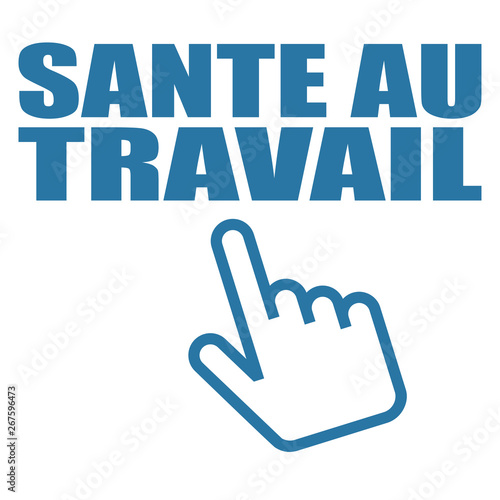 Logo santé au travail.