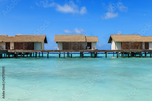 The charming scenery of maldives