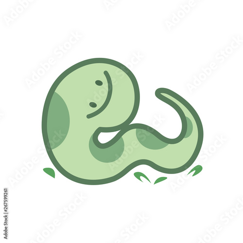 snake cartoon character cute isolated on white background  beautiful snake cartoon characters cute  clip art snake blue lovely and funny  clipart snake mascot cartoon green pastel color