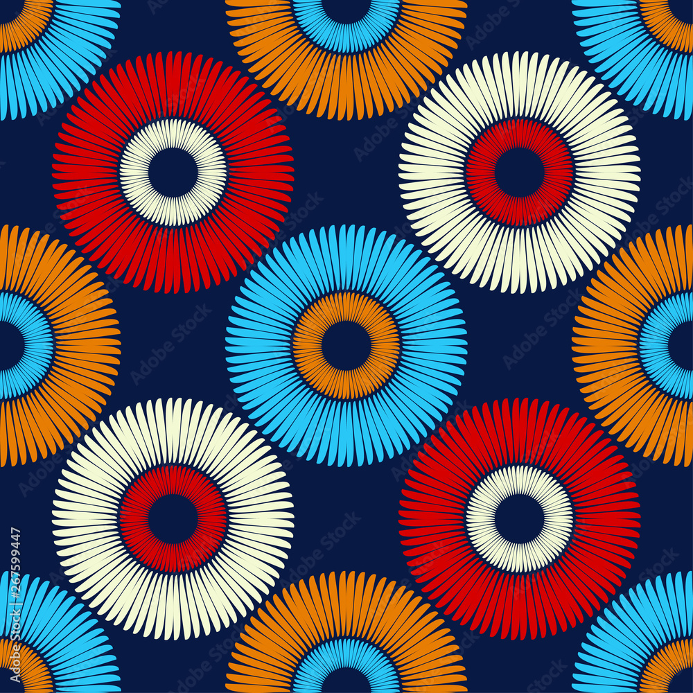 Polka dot seamless pattern. Mosaic of ethnic figures. Patterned texture. Geometric background. Can be used for wallpaper, textile, invitation card, wrapping, web page background. Polka dot seamless pattern. Mosaic of ethnic figures. Patterned texture. Geometric background. Can be used for wallpaper, textile, invitation card, wrapping, web page background.