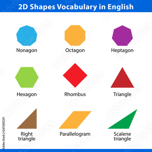 set of 2D shapes vocabulary in english with their name clip art collection for child learning, colorful geometric shapes flash card of preschool kids, simple symbol geometric shapes for kindergarten Free Download set of 2D shapes vocabulary in english with their name clip art collection for child learning, colorful geometric shapes flash card of preschool kids, simple symbol geometric shapes for kindergarten - GFXLoad
