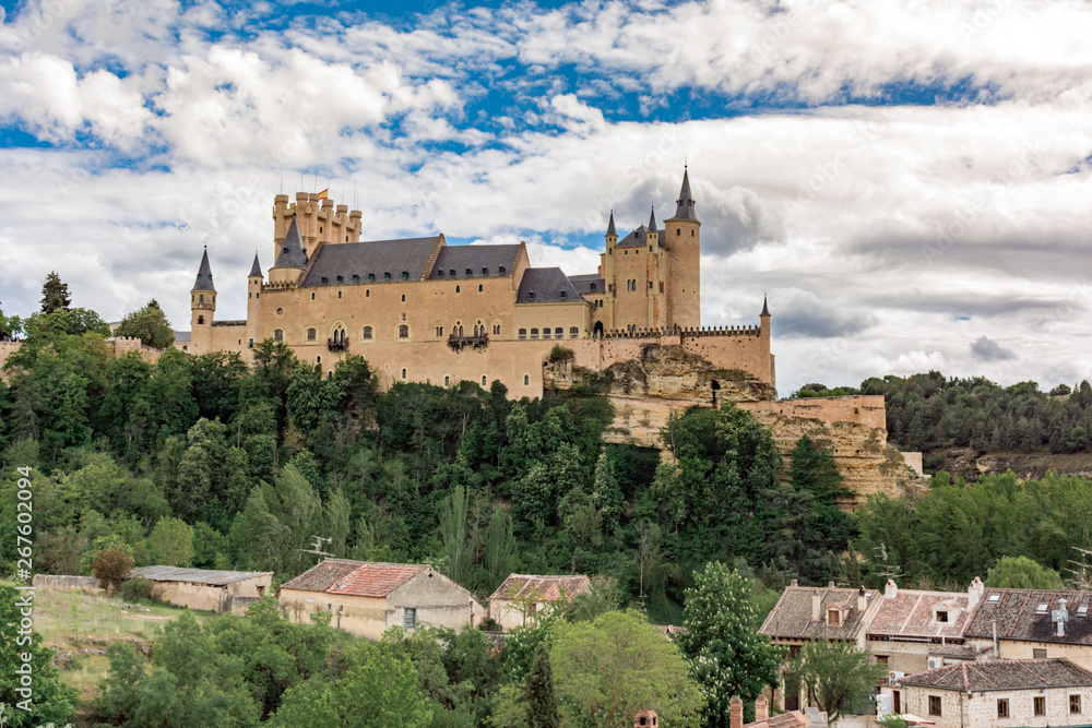 Segovia, Spain. The Alcazar of Segovia. Castilla y Leon.