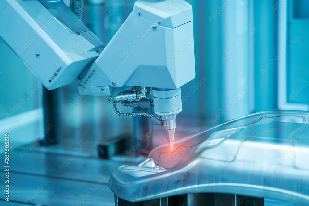 robot arm is working smartly in the production department in artificial intelligence factory robot arm is working smartly in the production department in artificial intelligence factory