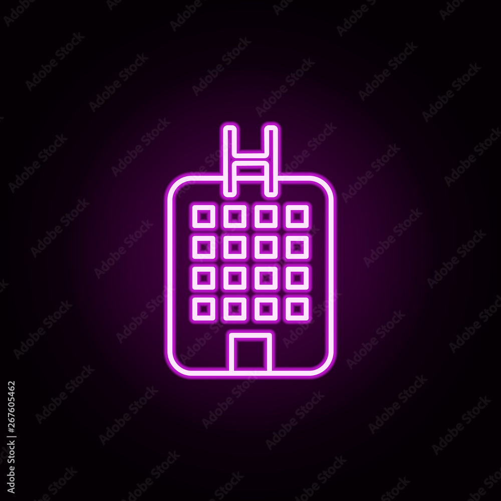 hospital neon icon. Elements of hospital set. Simple icon for websites, web design, mobile app, info graphics hospital neon icon. Elements of hospital set. Simple icon for websites, web design, mobile app, info graphics