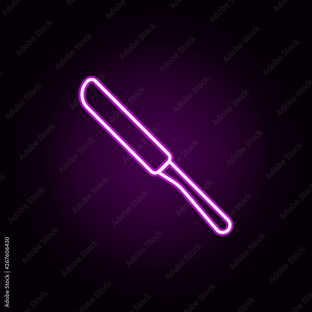 table-knife neon icon. Elements of restaurant set. Simple icon for websites, web design, mobile app, info graphics table-knife neon icon. Elements of restaurant set. Simple icon for websites, web design, mobile app, info graphics