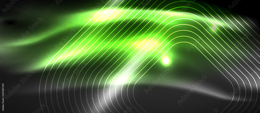 Glowing shiny neon squares abstract background, techno modern template Glowing shiny neon squares abstract background, techno modern template