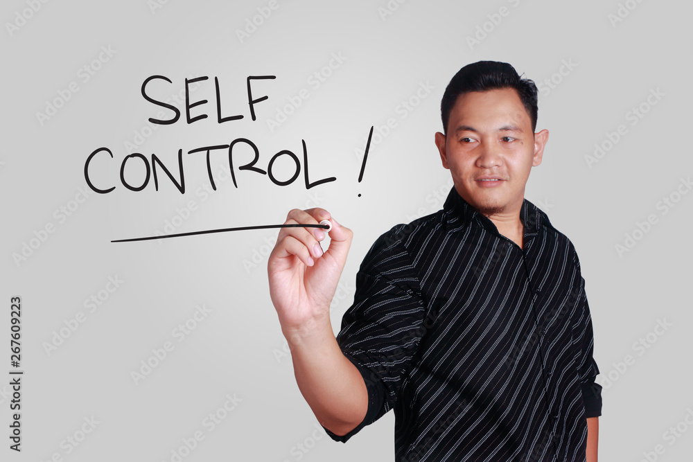 Self Control, Motivational Words Quotes Concept Self Control, Motivational Words Quotes Concept