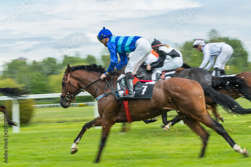 Horse racing outdoor derby © Jag_cz