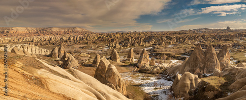 Rock formations from Cappadocia region of Turkey
