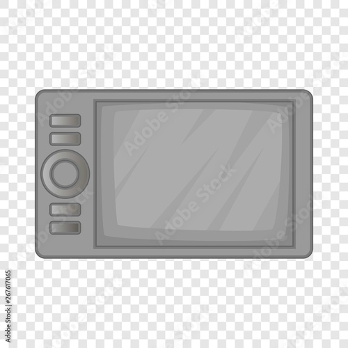 Microwave oven icon. Gray monochrome illustration of microwave oven vector icon for web design