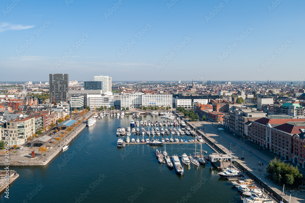 Cityscape of Antwerp, Belgium