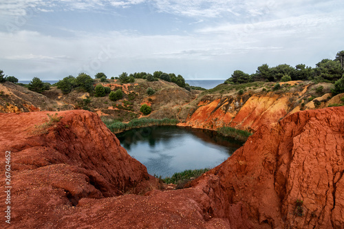 Bauxite quarry near Otranto, Lecce, Puglia, Italy