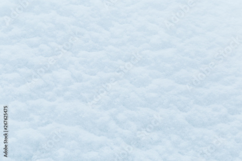 background of fresh snow texture in blue tone