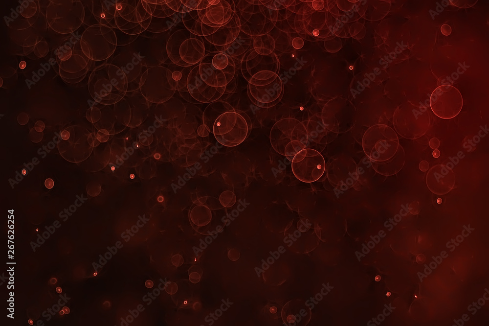 Fotografie red bokeh background / holiday blurred background beautiful