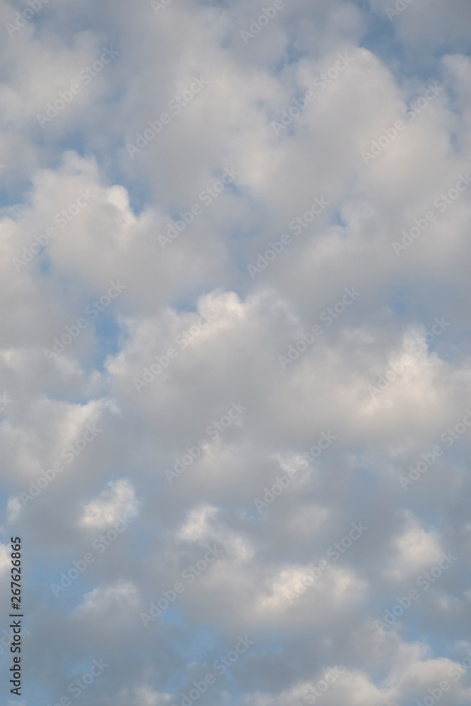 blue sky with clouds