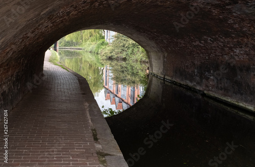 The entrance to a short tunnel on the Chesterfield canal at Retford, Notts