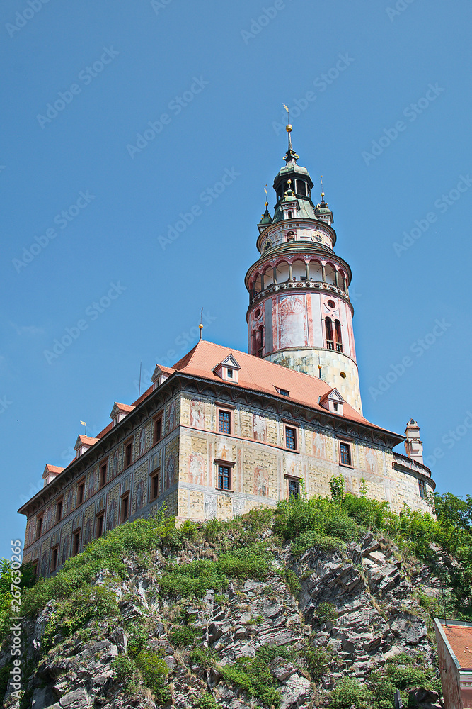 Cezky Krumlov Castle Tower