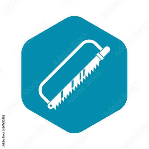 Sergical saw icon. Simple illustration of sergical saw vector icon for web