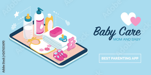 Baby care items and online shopping