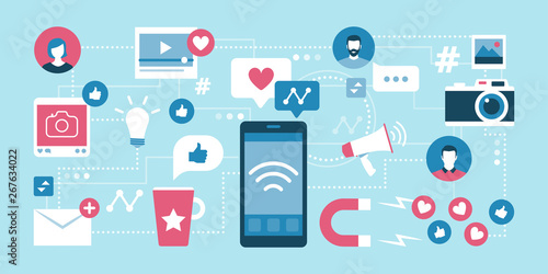 Social media management and communication
