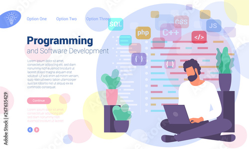 programmer at work