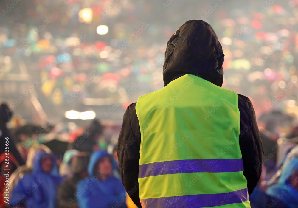 Security on sale yellow jacket