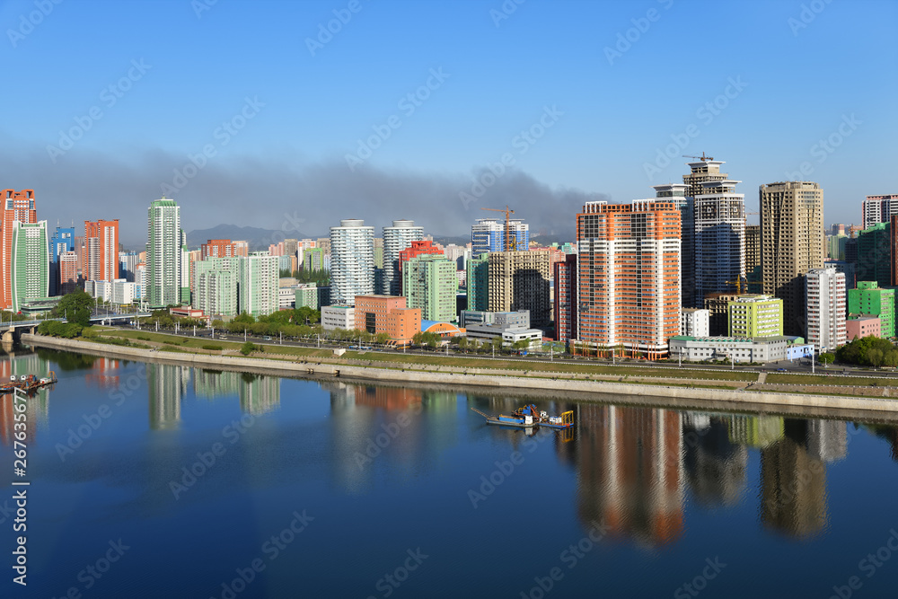 Obraz premium Pyongyang, capital of the North Korea. DPRK