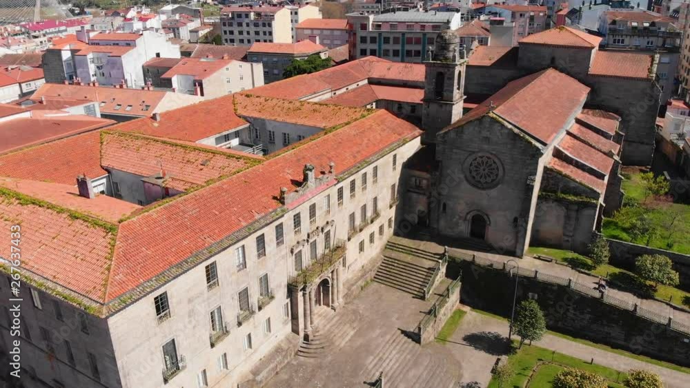 Plaza Ferraria next to the San Francisco Convent in Pontevedra