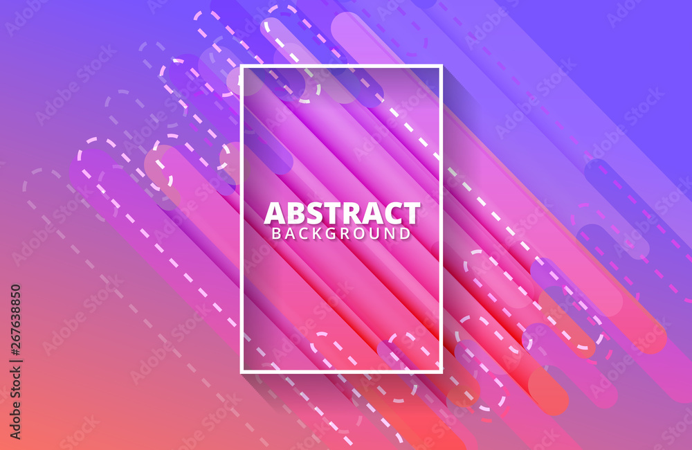 Abstract dynamic shapes background. Dynamic gradient shapes composition. Background template for banner, web, landing page, cover, promotion, print, poster, greeting card.